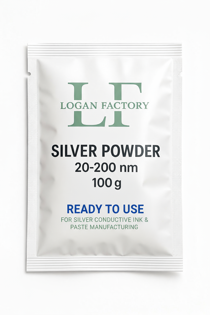 Logan Factory - Nano Silver Powder, Silver for Solar, Conductive Paste ...